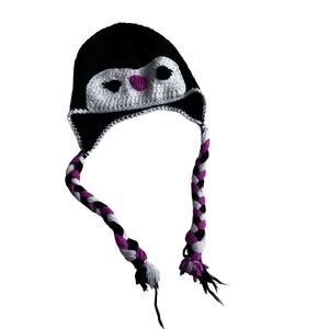 Penguin knit hat